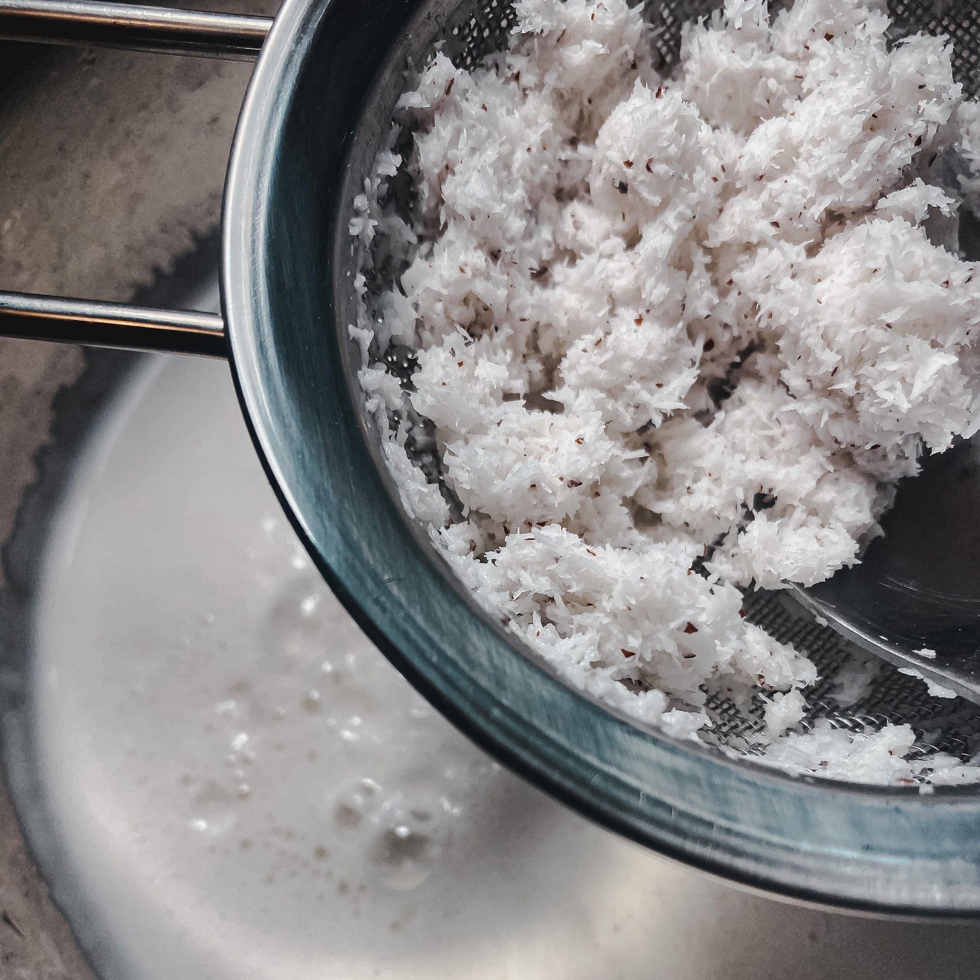 Handmade coconut milk